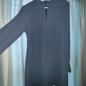 Banana Republic Dark Gray Long Sleeve Dress